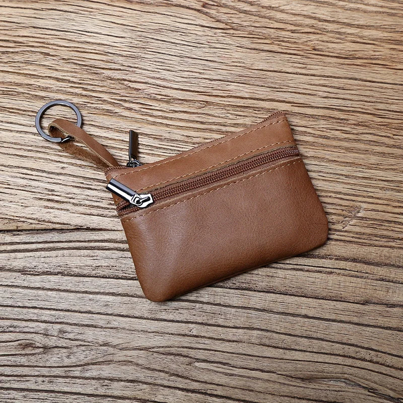 Genuine Leather Mini Coin Purse 