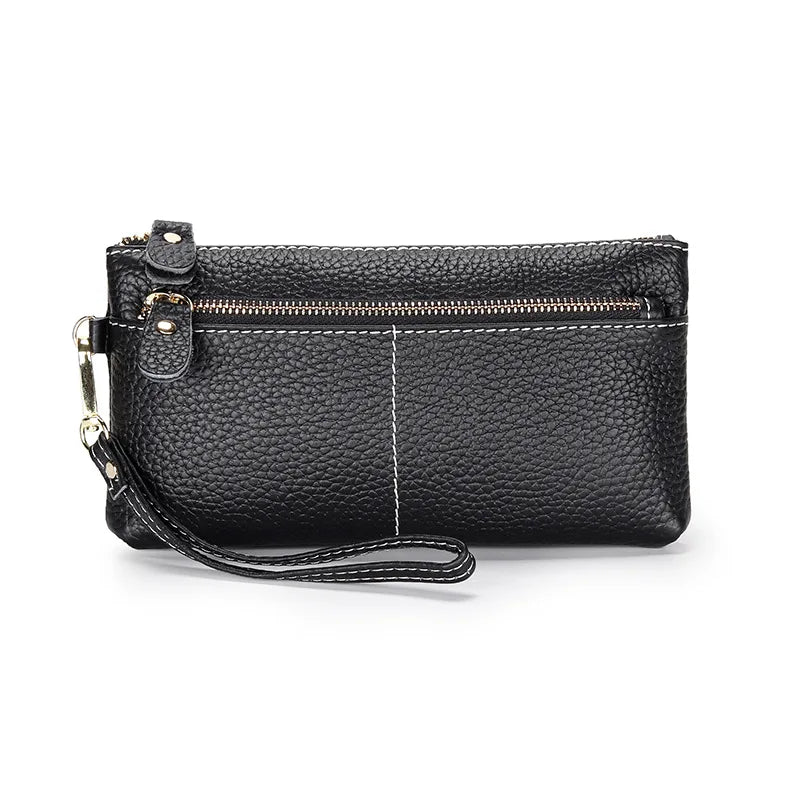 Genuine Leather Clutch Bag Women 