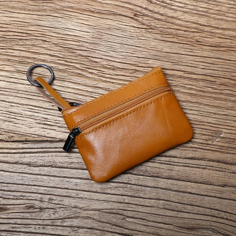 Genuine Leather Mini Coin Purse 