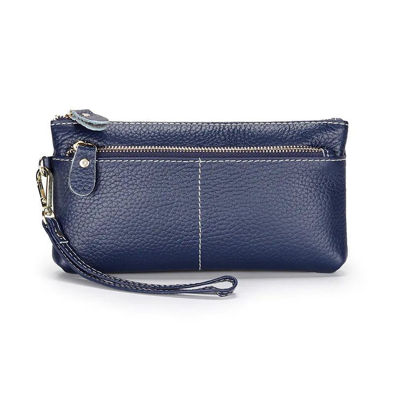 Genuine Leather Clutch Bag Women 