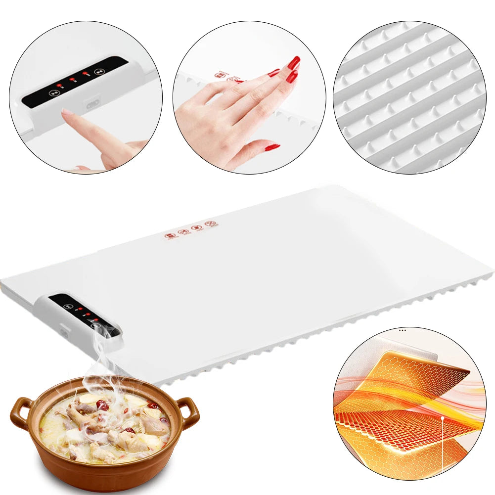 Electric Warming Tray with Adjustable Temperature 